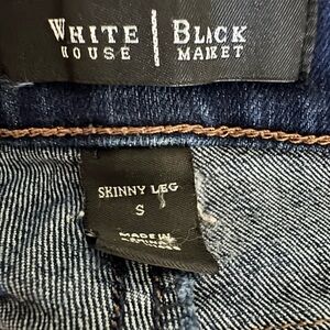 White House Black Market Blue Skinny Jeans Classic Style